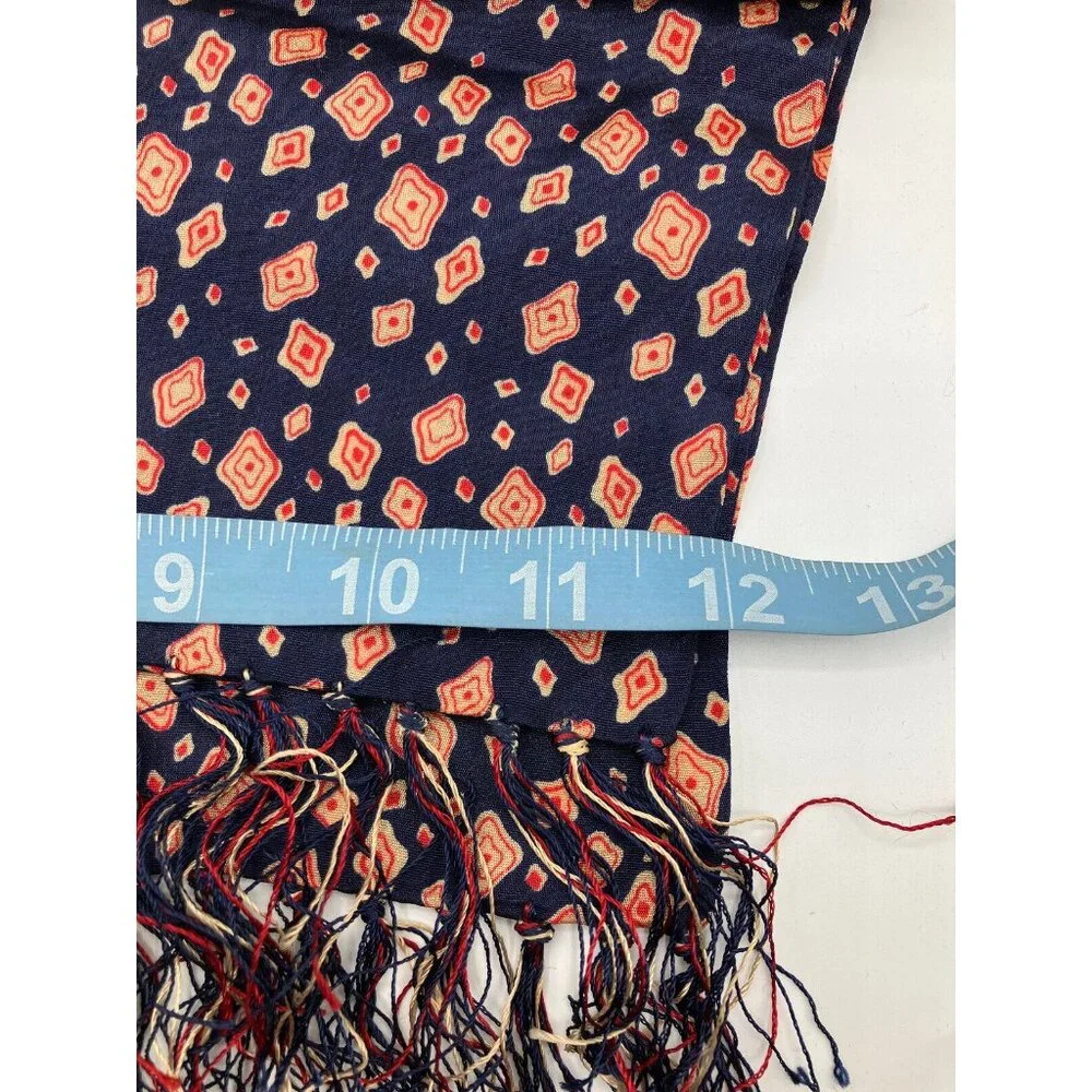 Vintage 20s 30s Lord & Taylor Man's Shop Silk Scarf Deco Print Mens
